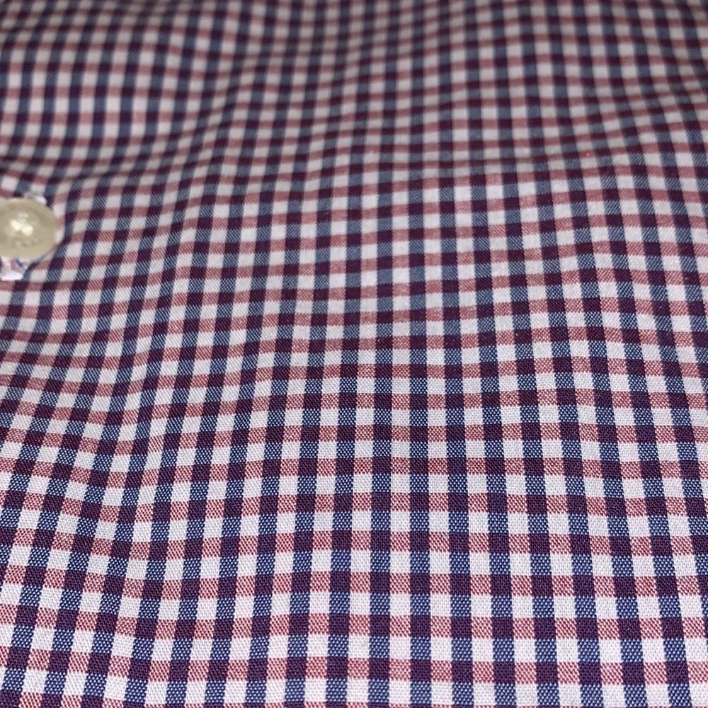 Kids Stretch Red White and BlueChaps Long Sleeve Dress Shirt Button Down - Picture 3 of 5